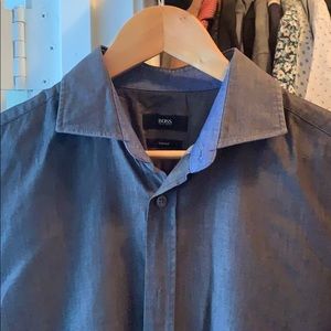 HUGO Boss Slim Fit Small Men’s Dress Shirt